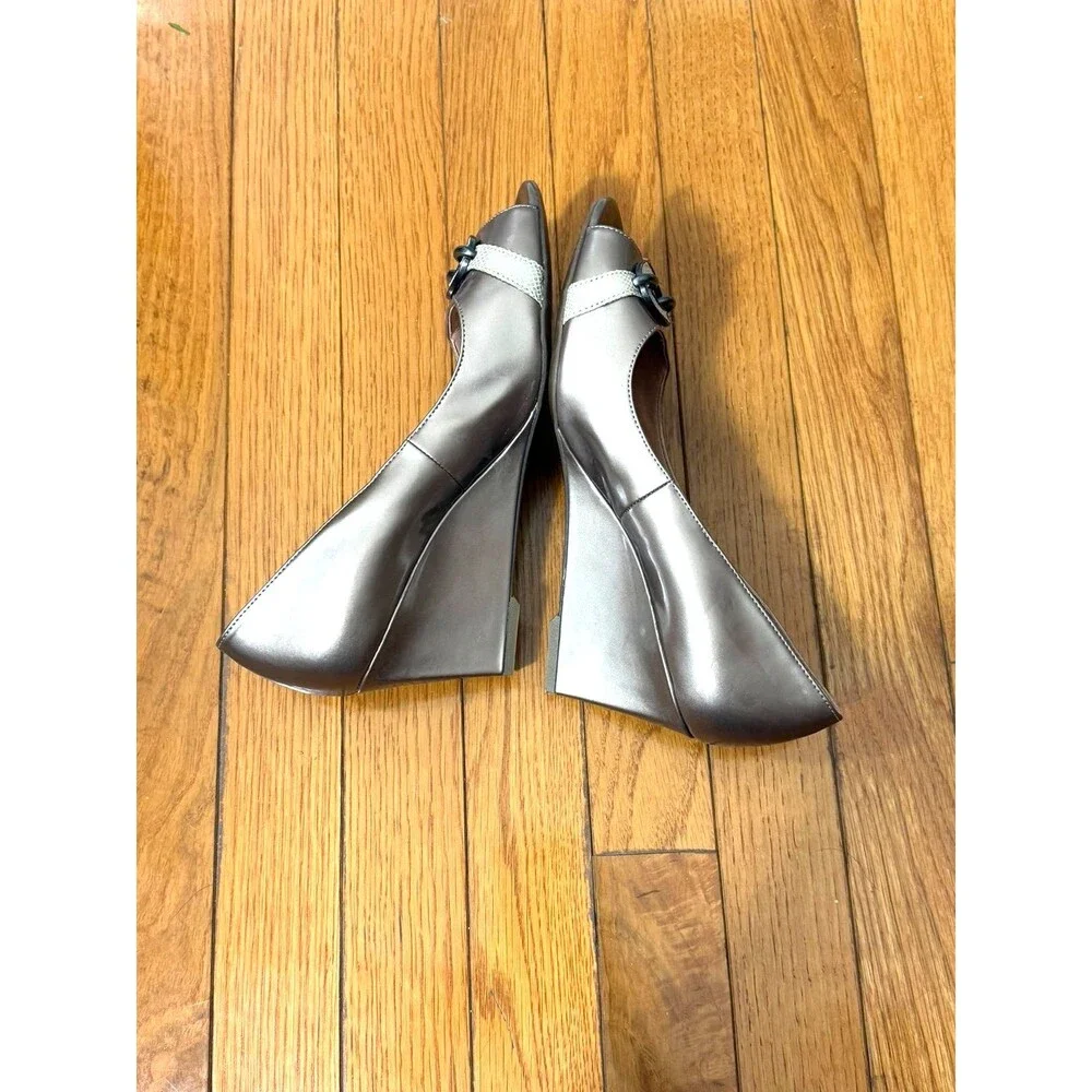 Naturalizer Excel, Women's Patent Wedge‎ Shoes, Size 8.5M